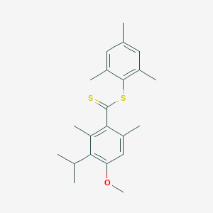 molecular formula C22H28OS2 B371501 Mesityl 3-isopropyl-4-methoxy-2,6-dimethylbenzenecarbodithioate 