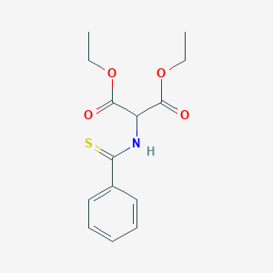 molecular formula C14H17NO4S B371503 Diethyl 2-(benzothioylamino)malonate 