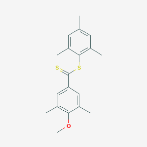 molecular formula C19H22OS2 B371504 Mesityl 4-methoxy-3,5-dimethylbenzenecarbodithioate 