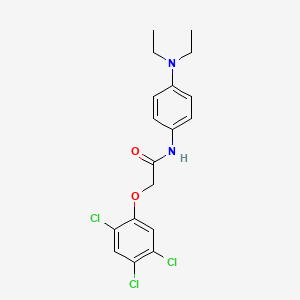 N-[4-(diethylamino)phenyl]-2-(2,4,5-trichlorophenoxy)acetamide