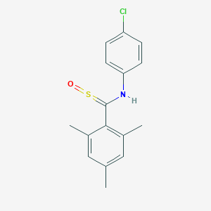 N-(4-chlorophenyl)-N-[mesityl(sulfinyl)methyl]amine