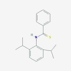 molecular formula C19H23NS B371512 N-(2,6-diisopropylphenyl)benzenecarbothioamide 