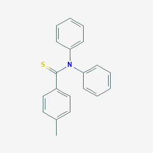 molecular formula C20H17NS B371513 4-methyl-N,N-diphenylbenzenecarbothioamide 