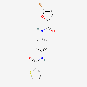 5-BROMO-N-[4-(THIOPHENE-2-AMIDO)PHENYL]FURAN-2-CARBOXAMIDE