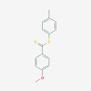 molecular formula C15H14OS2 B371535 4-Methylphenyl 4-methoxybenzenecarbodithioate CAS No. 61885-74-3