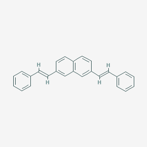 molecular formula C26H20 B371540 2,7-Distyrylnaphthalene CAS No. 32057-88-8