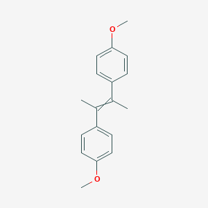 molecular formula C18H20O2 B371541 1,1'-(But-2-ene-2,3-diyl)bis(4-methoxybenzene) CAS No. 895-37-4