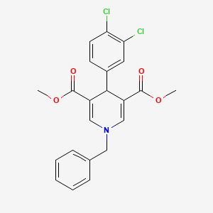 3,5-DIMETHYL 1-BENZYL-4-(3,4-DICHLOROPHENYL)-1,4-DIHYDROPYRIDINE-3,5-DICARBOXYLATE