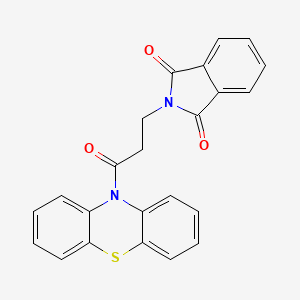 2-(3-Oxo-3-phenothiazin-10-yl-propyl)-isoindole-1,3-dione