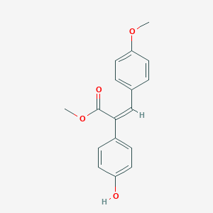 Methyl 2-(4-hydroxyphenyl)-3-(4-methoxyphenyl)acrylate