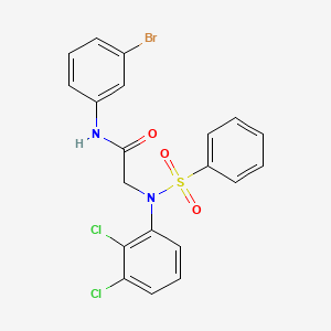 N~1~-(3-bromophenyl)-N~2~-(2,3-dichlorophenyl)-N~2~-(phenylsulfonyl)glycinamide