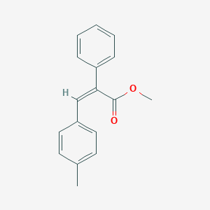 molecular formula C17H16O2 B371560 Methyl 3-(4-methylphenyl)-2-phenylacrylate 