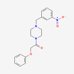 1-(3-nitrobenzyl)-4-(phenoxyacetyl)piperazine