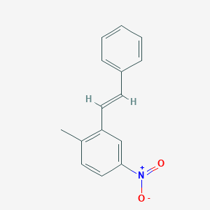 molecular formula C15H13NO2 B371567 1-Methyl-4-nitro-2-(2-phenylvinyl)benzene 
