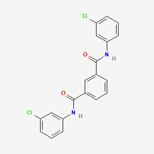 N1,N3-BIS(3-CHLOROPHENYL)BENZENE-1,3-DICARBOXAMIDE