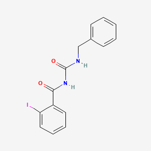 molecular formula C15H13IN2O2 B3715749 N-[(benzylamino)carbonyl]-2-iodobenzamide 