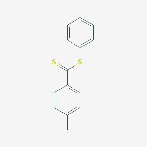 molecular formula C14H12S2 B371577 Phenyl 4-methylbenzenecarbodithioate 