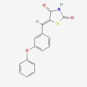 5-(3-phenoxybenzylidene)-1,3-thiazolidine-2,4-dione