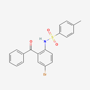 molecular formula C20H16BrNO3S B3715833 N-(2-benzoyl-4-bromophenyl)-4-methylbenzenesulfonamide CAS No. 94579-32-5