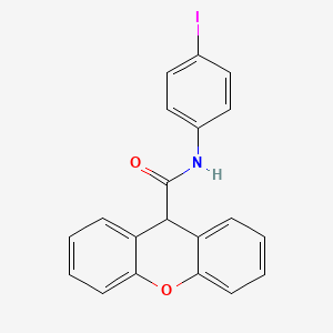 N-(4-iodophenyl)-9H-xanthene-9-carboxamide