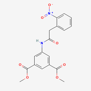 dimethyl 5-{[(2-nitrophenyl)acetyl]amino}isophthalate