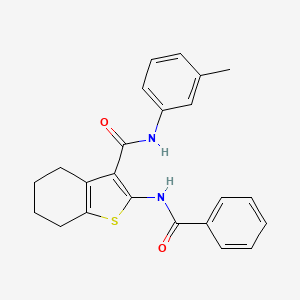 2-(benzoylamino)-N-(3-methylphenyl)-4,5,6,7-tetrahydro-1-benzothiophene-3-carboxamide