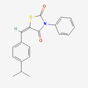 5-(4-isopropylbenzylidene)-3-phenyl-1,3-thiazolidine-2,4-dione