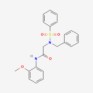 N~2~-benzyl-N~1~-(2-methoxyphenyl)-N~2~-(phenylsulfonyl)glycinamide