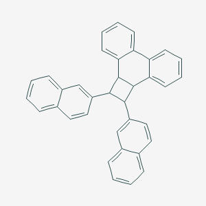 molecular formula C36H26 B371602 1,2-Di(2-naphthyl)-1,2,2a,10b-tetrahydrocyclobuta[l]phenanthrene 