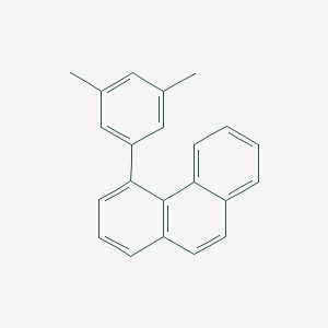 molecular formula C22H18 B371609 4-(3,5-Dimethylphenyl)phenanthrene 