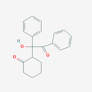 molecular formula C20H20O3 B371613 2-(1-Hydroxy-2-oxo-1,2-diphenylethyl)cyclohexanone 