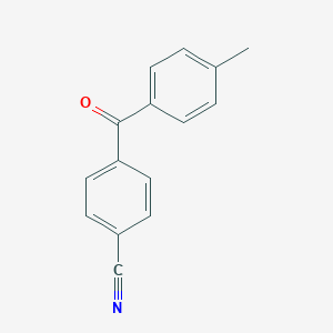 molecular formula C15H11NO B371616 4-(4-甲基苯甲酰)苯甲腈 CAS No. 35776-95-5