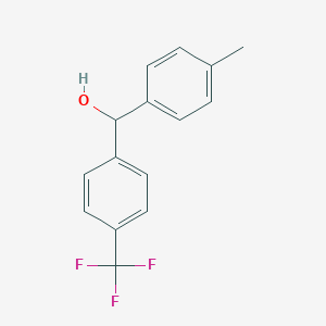 (4-Methylphenyl)[4-(trifluoromethyl)phenyl]methanol