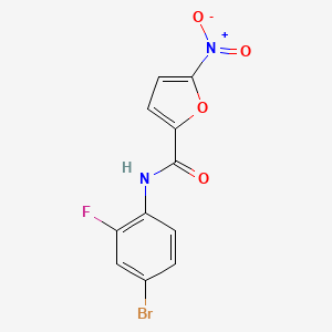 N-(4-bromo-2-fluorophenyl)-5-nitro-2-furamide