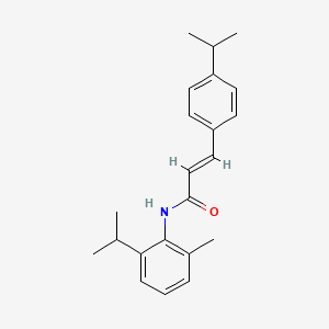 N-(2-isopropyl-6-methylphenyl)-3-(4-isopropylphenyl)acrylamide