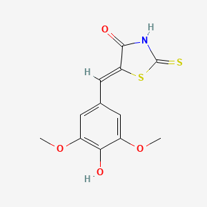 5-(4-hydroxy-3,5-dimethoxybenzylidene)-2-thioxo-1,3-thiazolidin-4-one