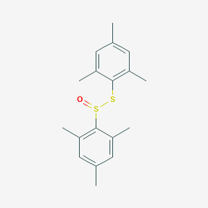 molecular formula C18H22OS2 B371646 S-mesityl2,4,6-trimethylbenzenesulfinothioate 