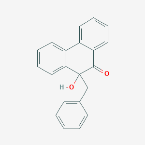 molecular formula C21H16O2 B371660 10-benzyl-10-hydroxy-9(10H)-phenanthrenone CAS No. 5025-29-6