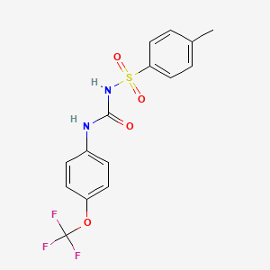 4-methyl-N-({[4-(trifluoromethoxy)phenyl]amino}carbonyl)benzenesulfonamide