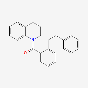 1-[2-(2-phenylethyl)benzoyl]-1,2,3,4-tetrahydroquinoline