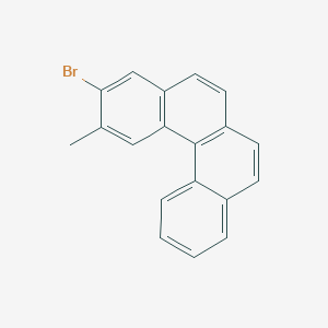 molecular formula C19H13Br B371666 3-Bromo-2-methylbenzo[c]phenanthrene 