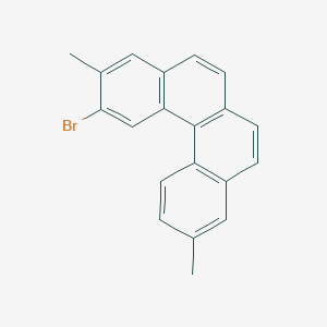 molecular formula C20H15Br B371672 2-Bromo-3,10-dimethylbenzo[c]phenanthrene 