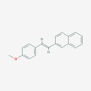molecular formula C19H16O B371678 2-(4-Methoxystyryl)naphthalene 