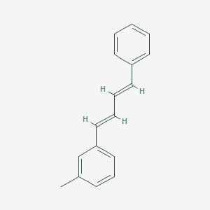 molecular formula C17H16 B371685 1-Methyl-3-(4-phenyl-1,3-butadienyl)benzene 