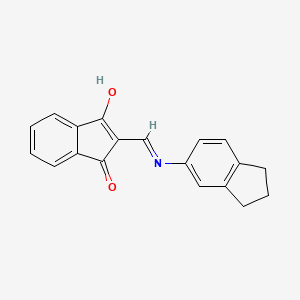 2-[(2,3-dihydro-1H-inden-5-ylamino)methylene]-1H-indene-1,3(2H)-dione