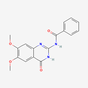 N-(6,7-dimethoxy-4-oxo-1,4-dihydro-2-quinazolinyl)benzamide