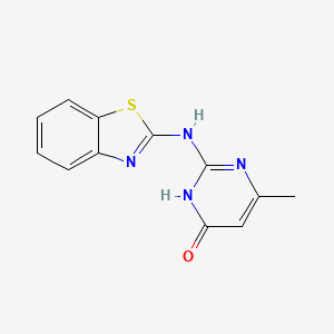 2-(2-Benzothiazolylamino)-6-methylpyrimidin-4(3H)-one