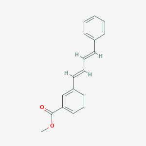 molecular formula C18H16O2 B371696 Methyl 3-(4-phenyl-1,3-butadienyl)benzoate 