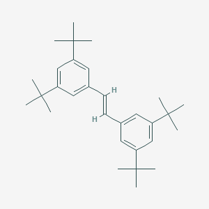 molecular formula C30H44 B371697 1,3-ditert-butyl-5-[(E)-2-(3,5-ditert-butylphenyl)ethenyl]benzene 
