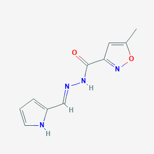 5-methyl-N'-(1H-pyrrol-2-ylmethylene)-3-isoxazolecarbohydrazide